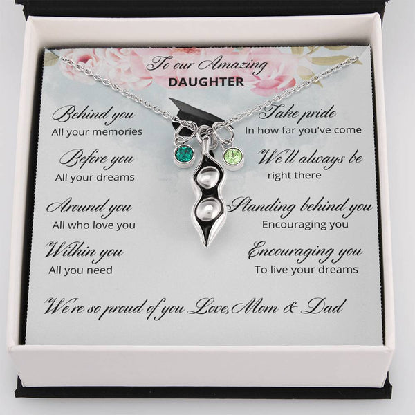 Daughter Graduation Jewelry gift, graduate necklace - Jewelled by love