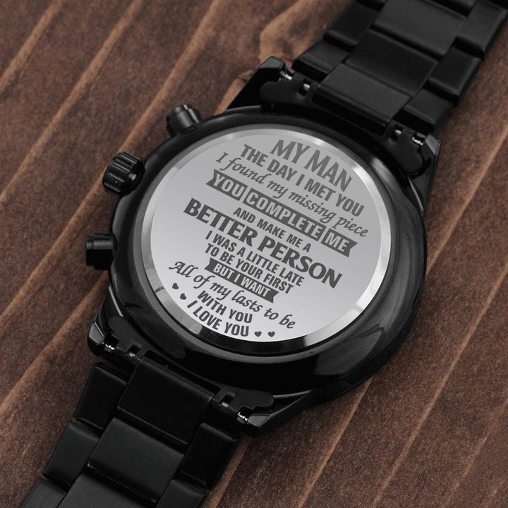 One year dating gift, Anniversary gift for boyfriend - Jewelled by love
