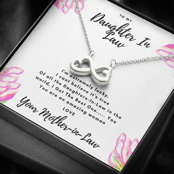 To my Daughter in law.. I'm extremely lucky - Jewelled by love