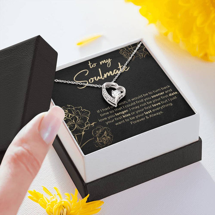 Soulmate jewelry Gift for future wife Fiance birthday jewelry gift