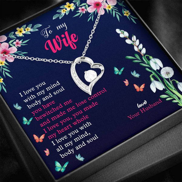 To My Wife- I love you, mind body and soul - Jewelled by love