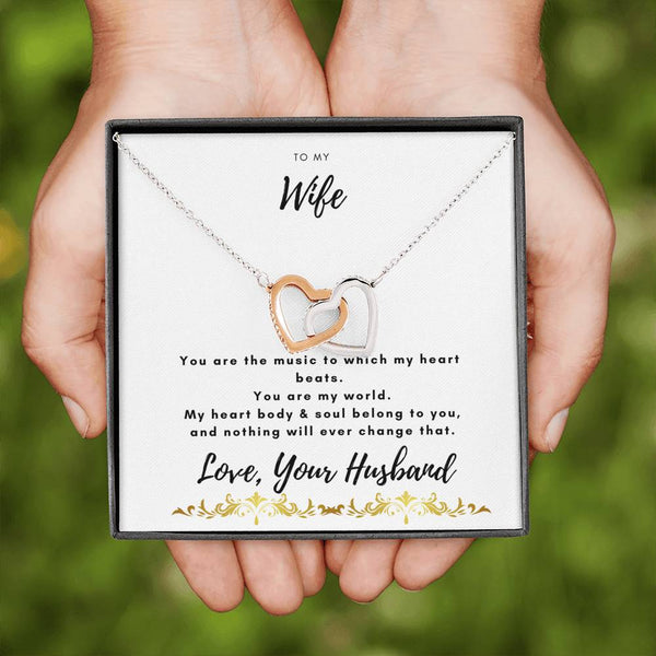 To My Wife, You are the music.....ever change that, love your husband - Jewelled by love
