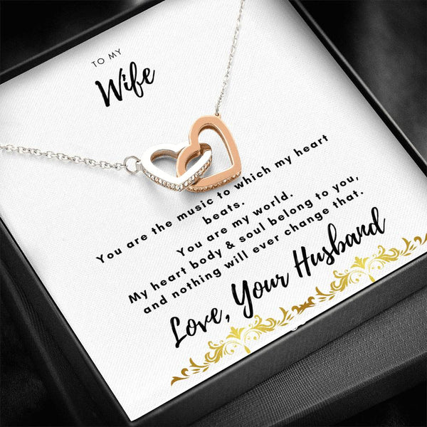 To My Wife, You are the music.....ever change that, love your husband - Jewelled by love
