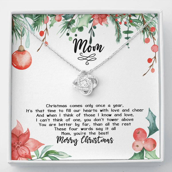 To Mom..Christmas comes once a year..Mom you're the best - Jewelled by love