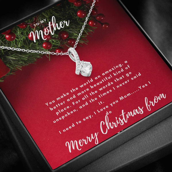 To My Mother...I Love you Mom...Yes I do, Merry Christmas - Jewelled by love
