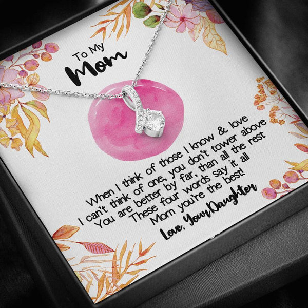 To my Mom..When I think of those..Love Daughter - Jewelled by love