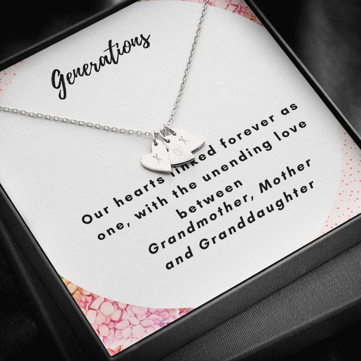 Three Generations Triple Circle Necklace
