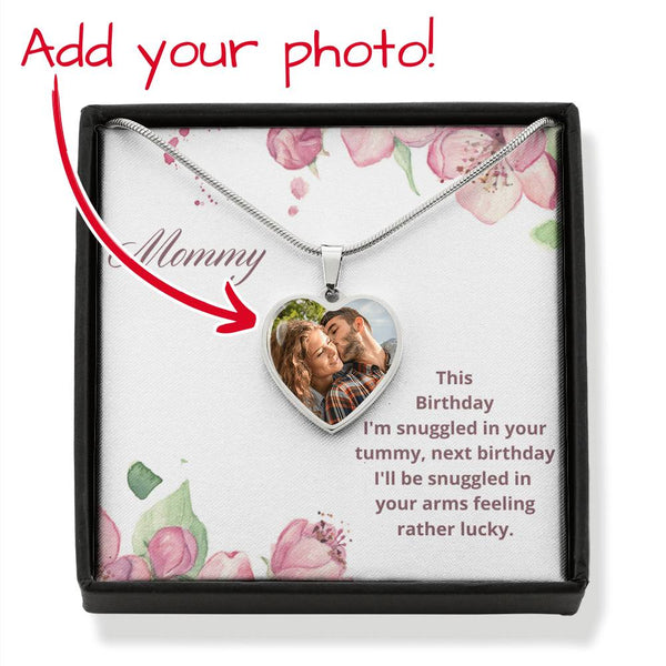 Birthday Gift for New Mom Ultrasound, First Time Mom Personalized Photo upload - Jewelled by love